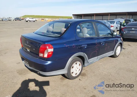 2001 Toyota Echo из США, поврежденный, VIN JTDBT123010124882